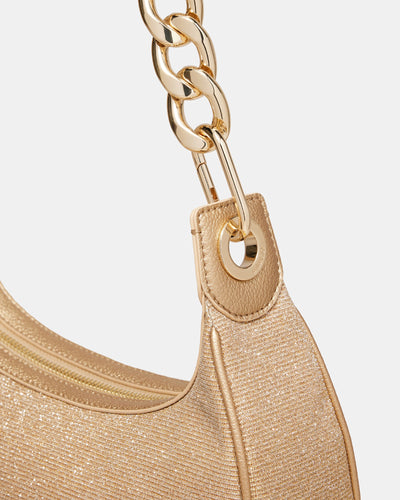 Metropolis Shoulder Bag - Light Gold