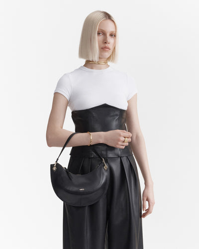 Dolly Shoulder Bag - Black Light Gold