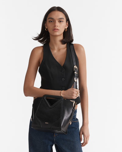 The Starwood Mini Tote Bag - Black Light Gold