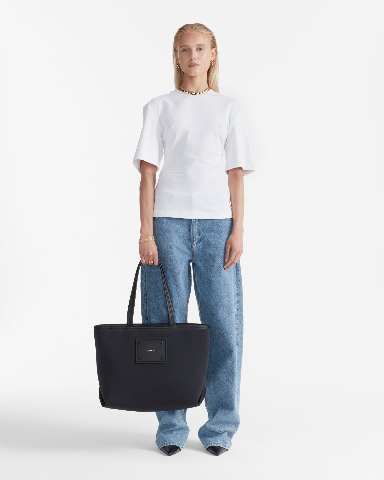 Brunswick Tote Bag - Black Light Gold