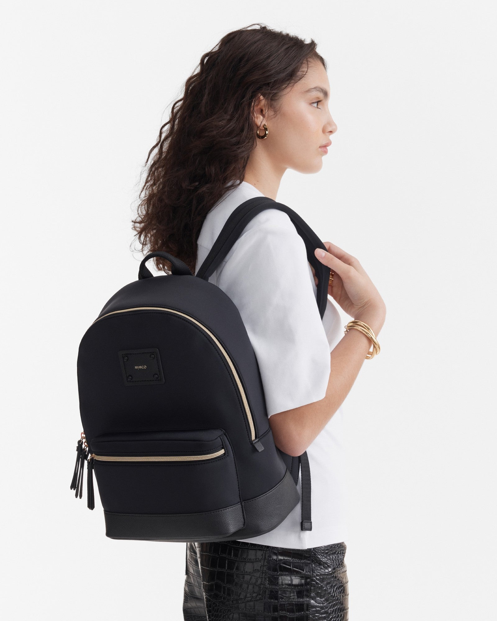 Brunswick Backpack - Black Light Gold