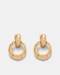 Entwine Drop Earrings - Gold