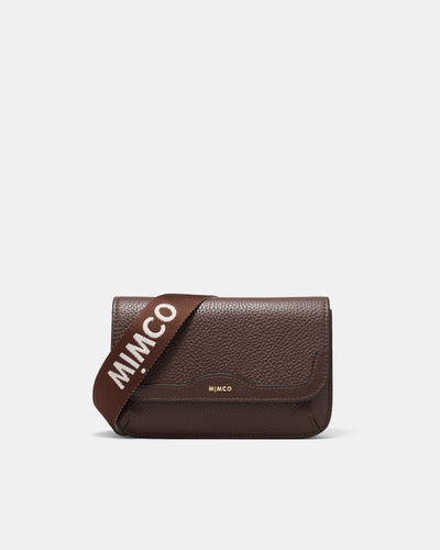 Jett Flapover Crossbody Bag - Choc Berry