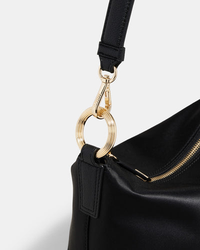 Melrose Shoulder Bag - Black Light Gold