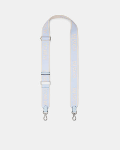 Stripe Webbing Bag Strap - Bluebell