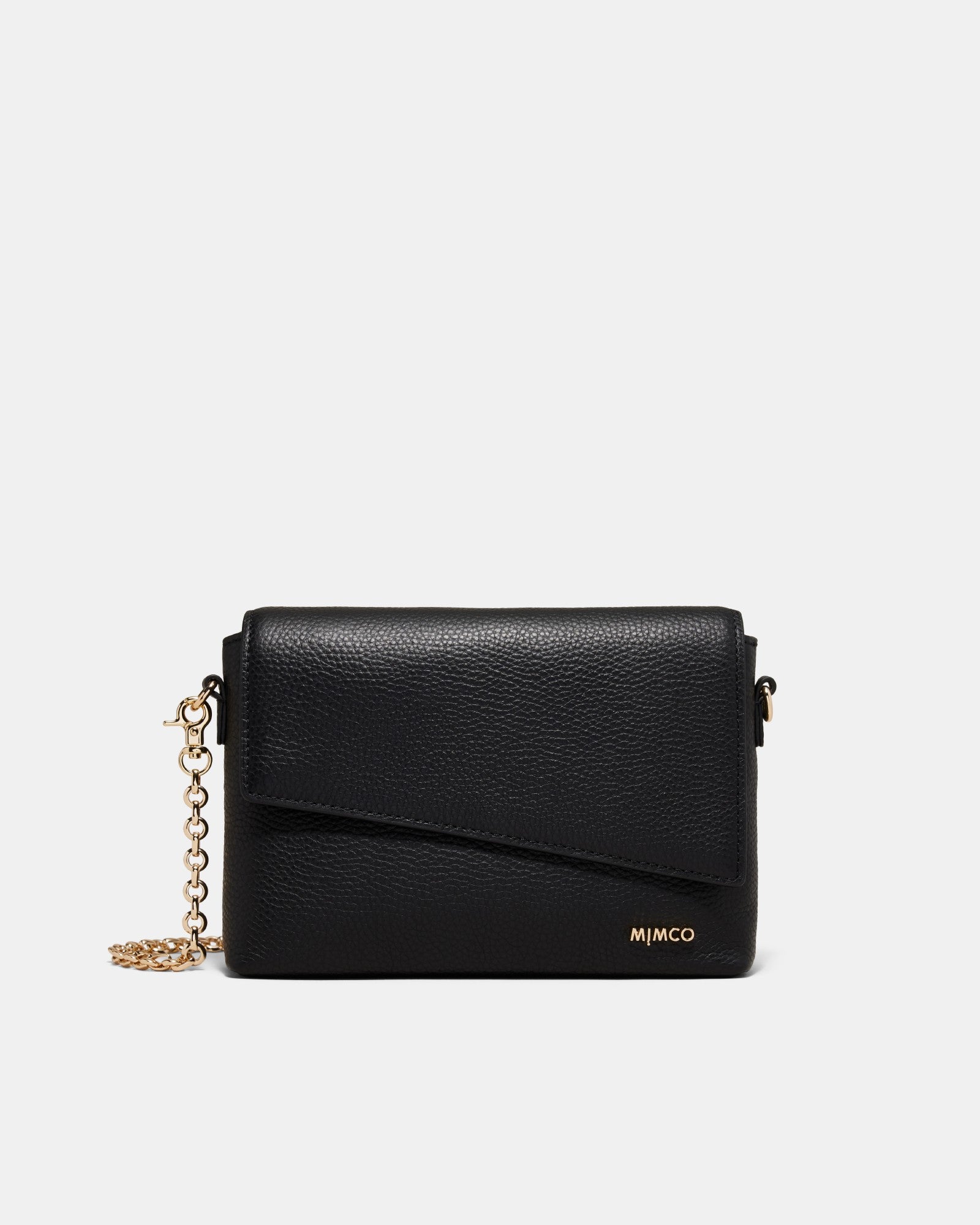 Drift Flapover Shoulder Bag - Black Light Gold