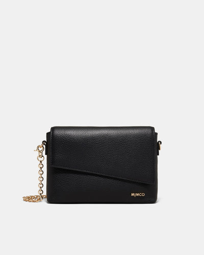 Drift Flapover Shoulder Bag - Black Light Gold