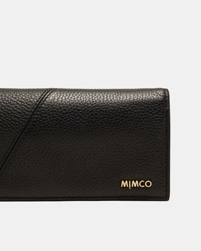 Drift Large Zip Wallet - Black Light Gold