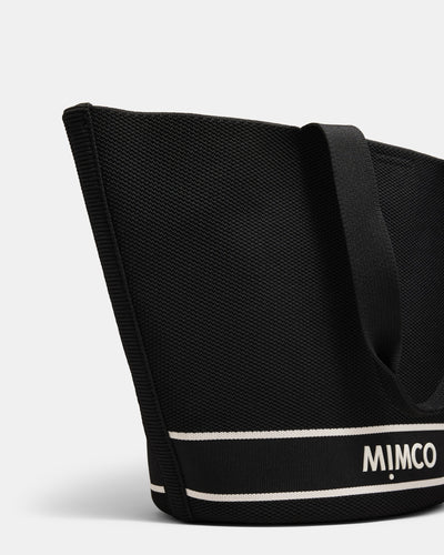 Blondie Basket Tote Bag - Black