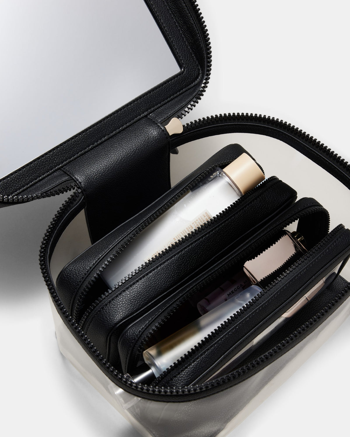 Atomic Large Cosmetic Case - Black Light Gold