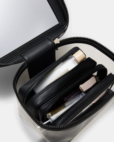 Atomic Large Cosmetic Case - Black Light Gold
