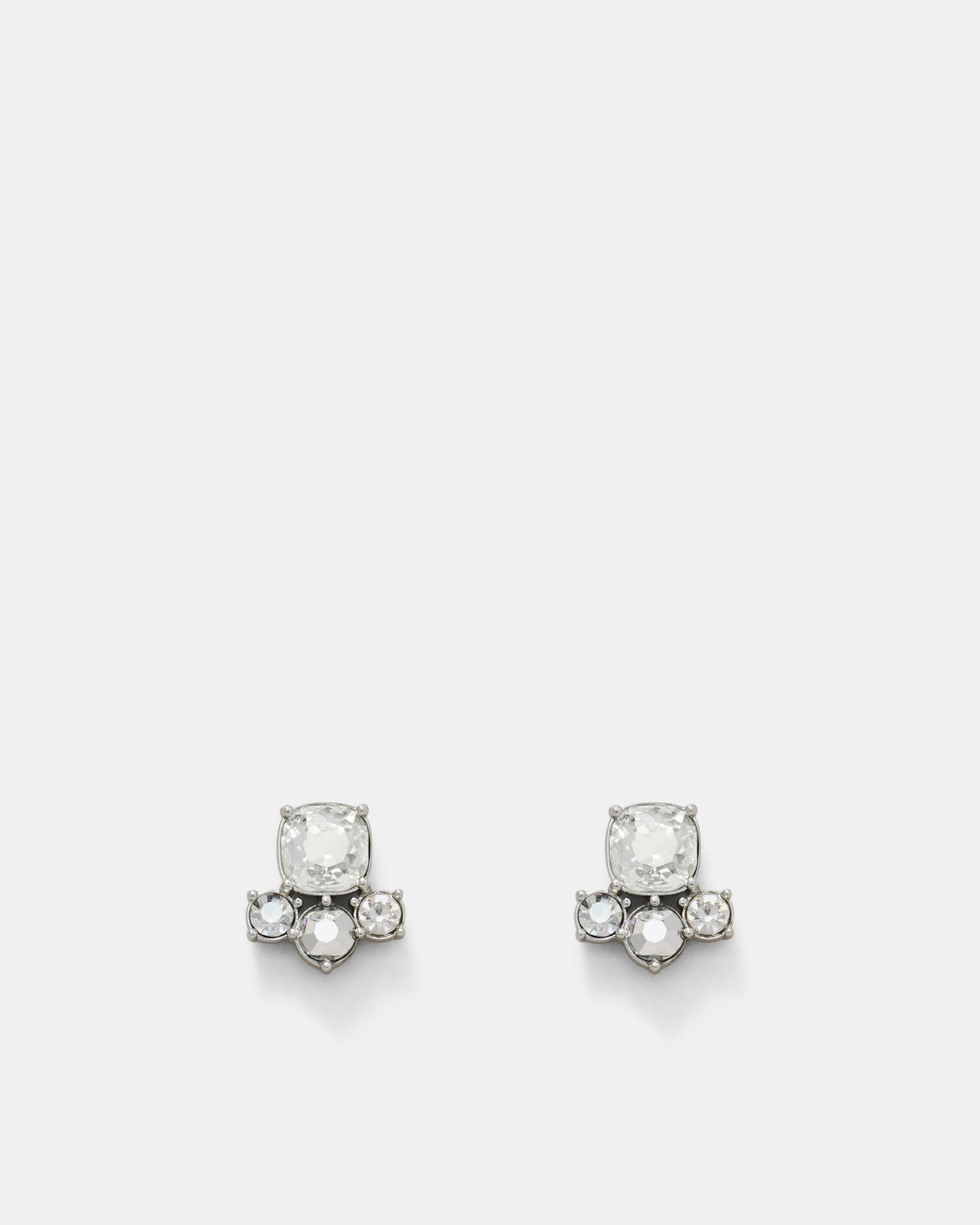 Barbarella Stud Earrings - Silver