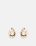 Cool Cat Wrap Stud Earrings - Gold