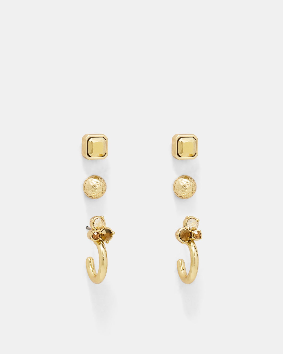Superstar Earrings Set - Gold