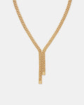 Cool Cat Long Necklace - Gold