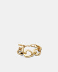 Cool Cat Statement Wrist Bracelet - Gold