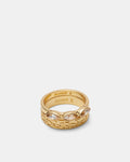 Cool Cat Ring Set - Gold