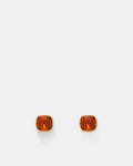 On The Rocks Stud Earrings - Cognac