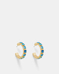 Dreams Hoop Earrings - Turquoise