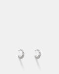 Rhythm Hoop Earrings - Silver
