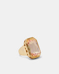 On The Rocks Large Ring - Gold