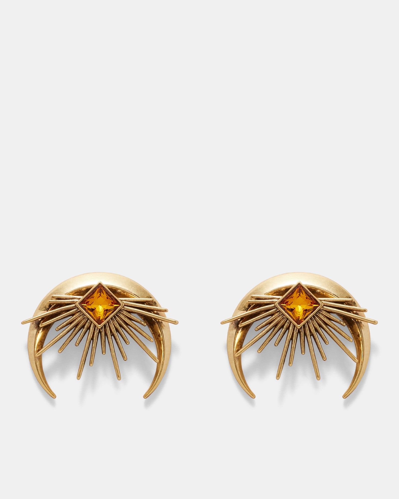 Gypsy Statement Earrings - Cognac