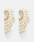 Rah Rah Rah Hoop Earrings - Pearl
