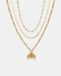 Gypsy Layered Necklace - Cognac