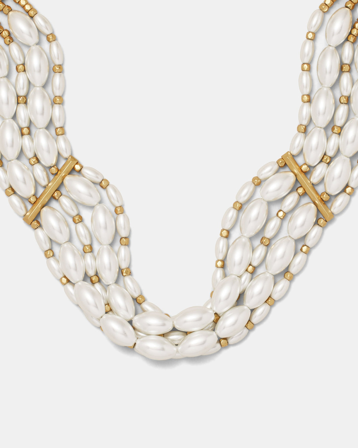Rah Rah Rah Choker Necklace - Pearl