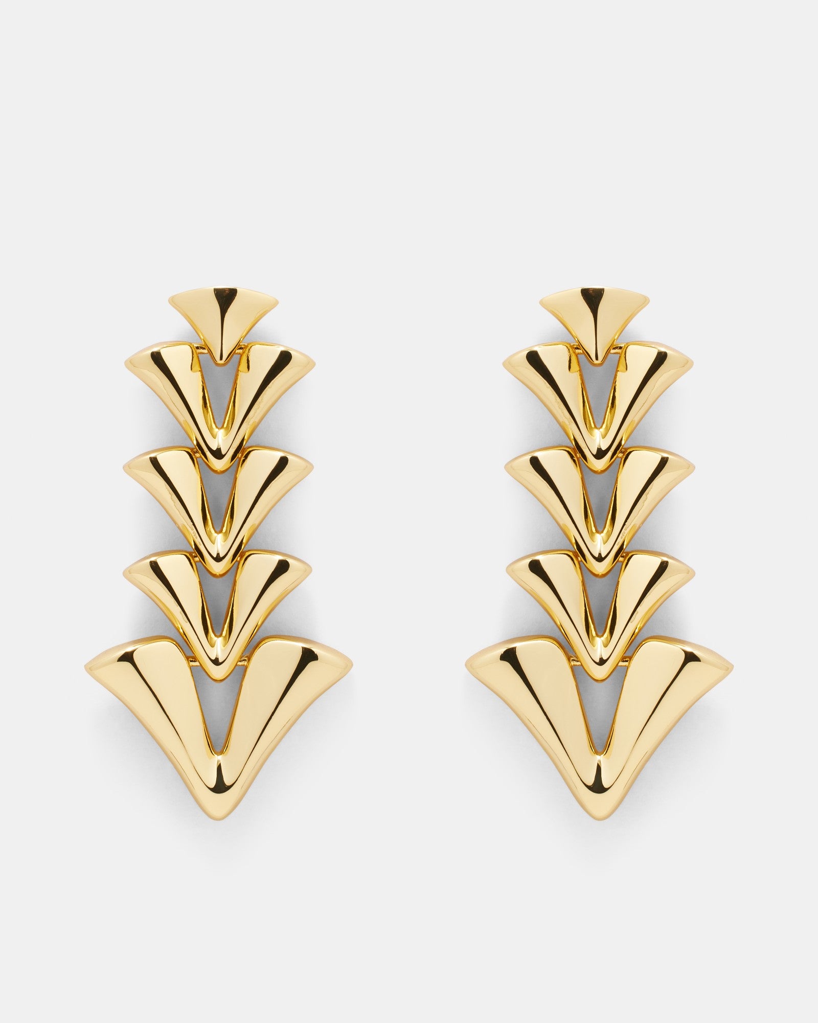 The Viper Earrings - Gold