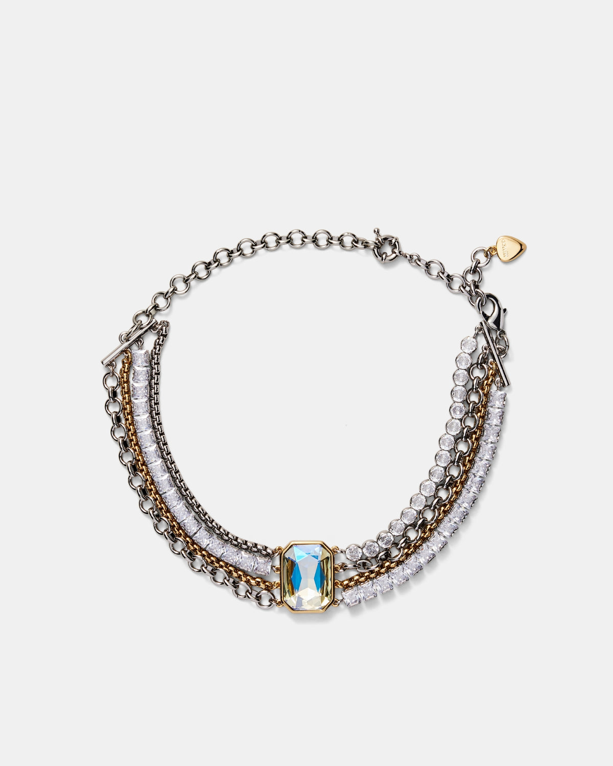 One Way Or Another Choker Necklace - Pearl