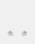 Lets Groove Stud Earrings - Silver