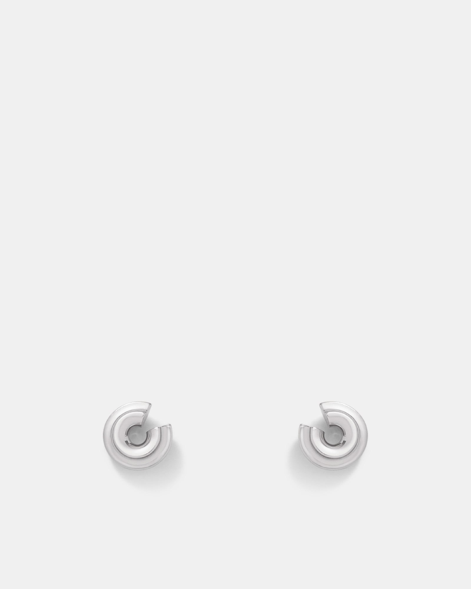 Lets Groove Stud Earrings - Silver