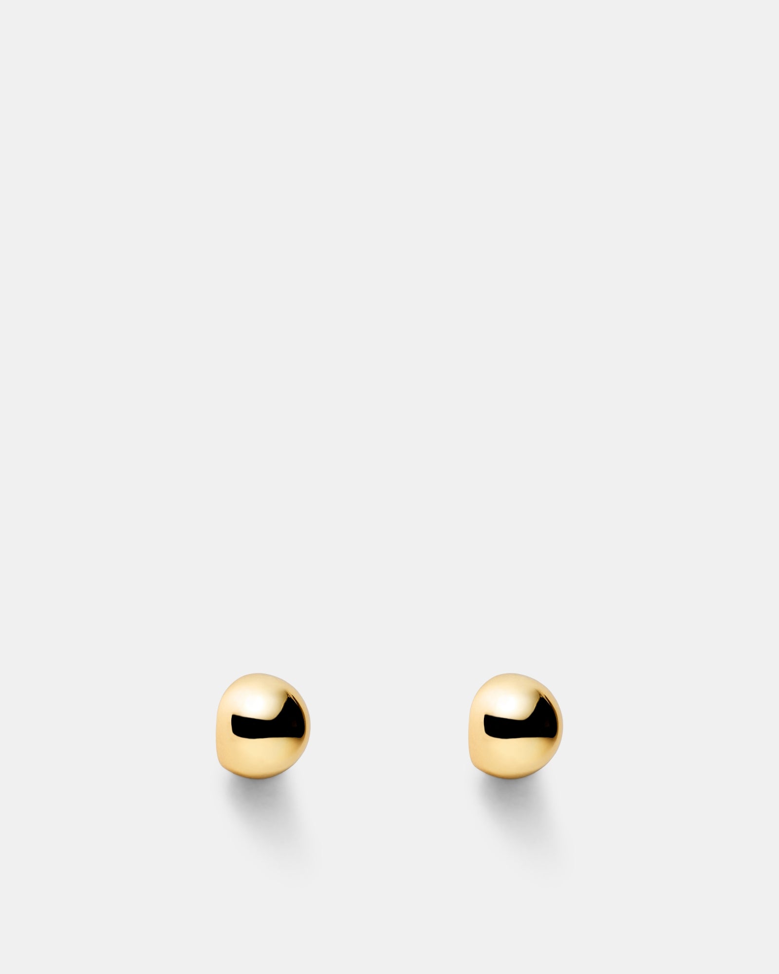 So Smooth Stud Earrings - Gold