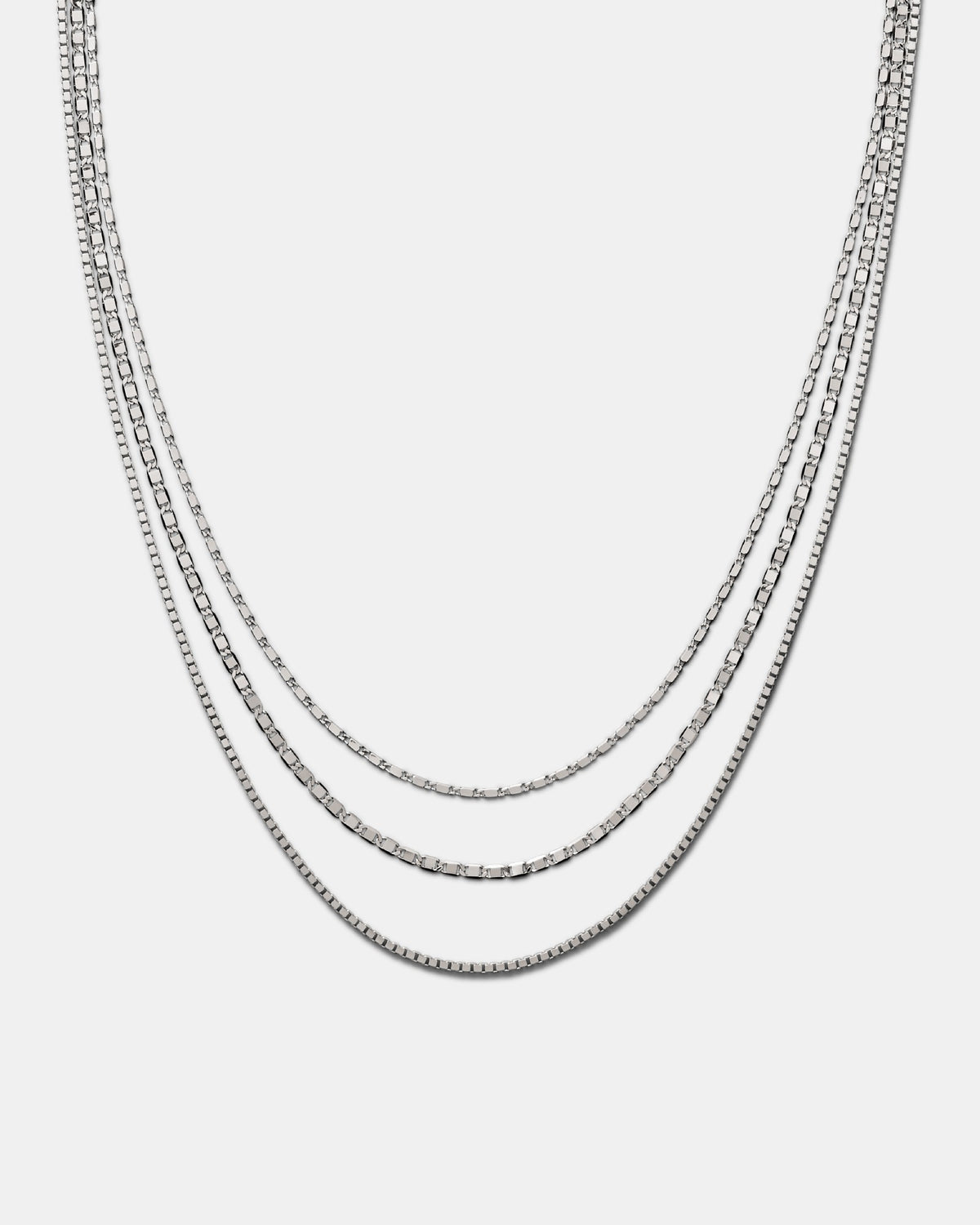 Lets Groove Necklace - Silver