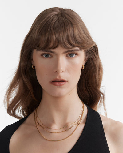 Lets Groove Necklace - Gold