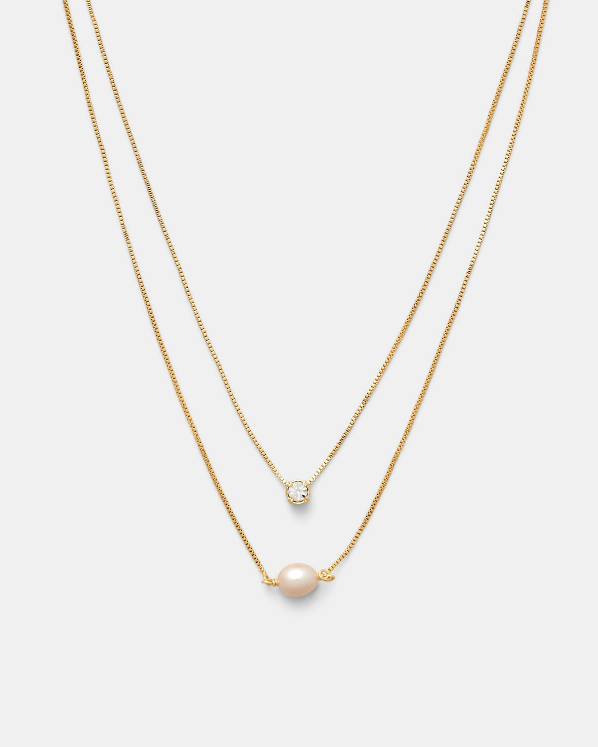 Instrumental Duo Necklace - Gold