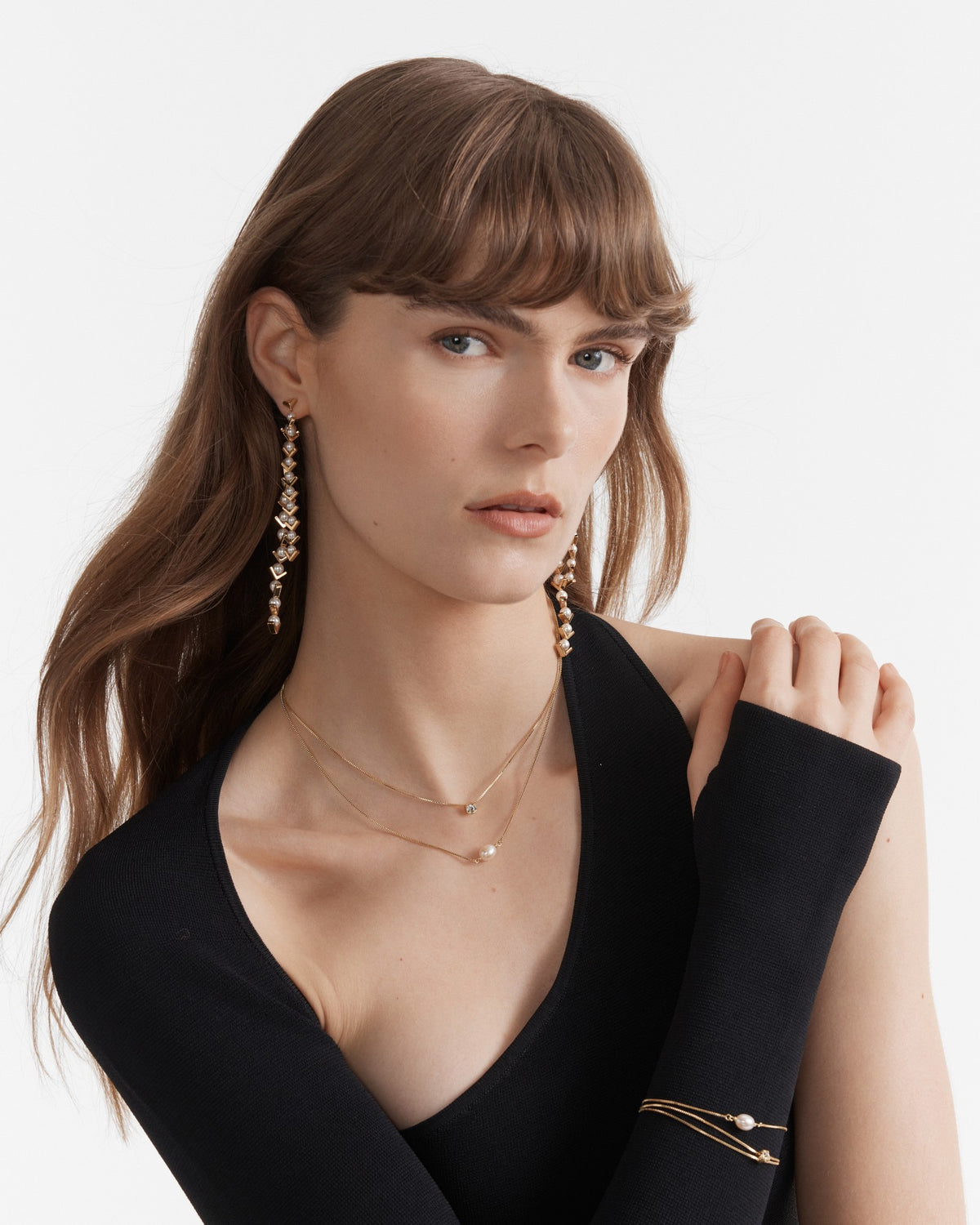 Instrumental Duo Necklace - Gold