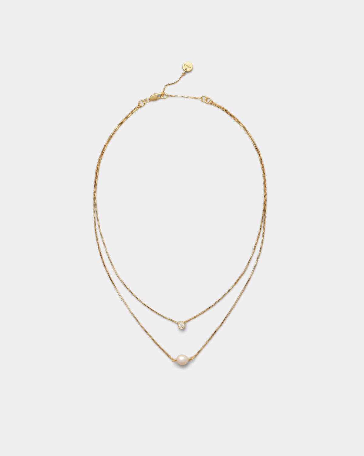 Instrumental Duo Necklace - Gold