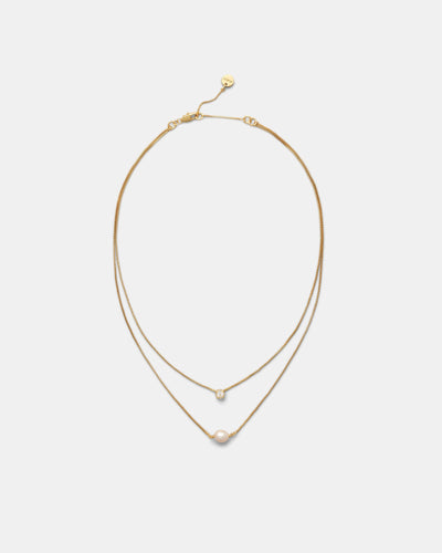 Instrumental Duo Necklace - Gold