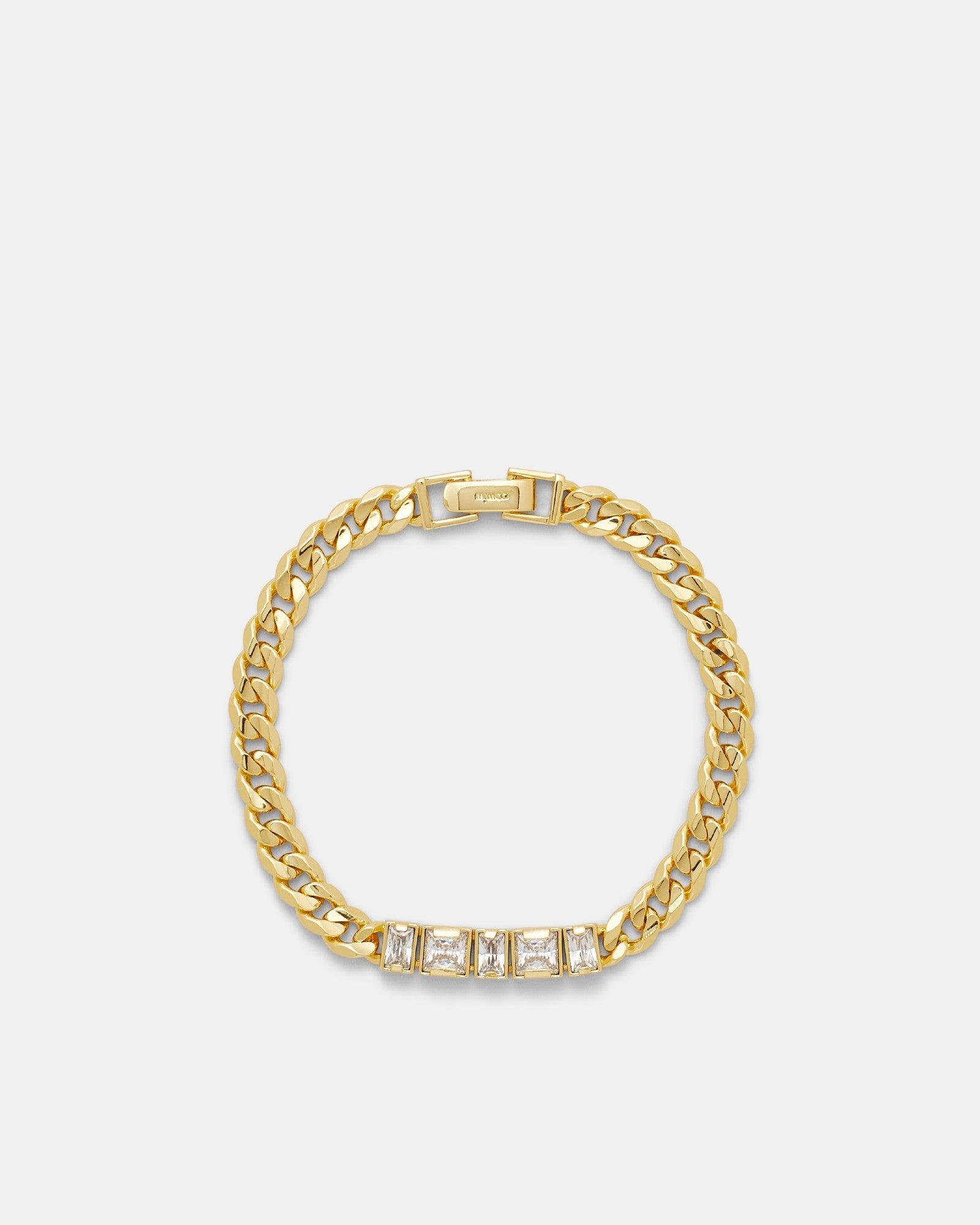Verse Crystal Bracelet - Gold