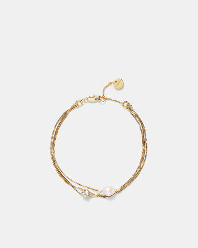 Instrumental Crystal Bracelet - Gold