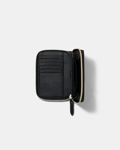 Brunswick Medium Wallet - Black Light Gold