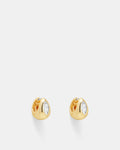 Venue Huggie Hoop Earrings - Gold