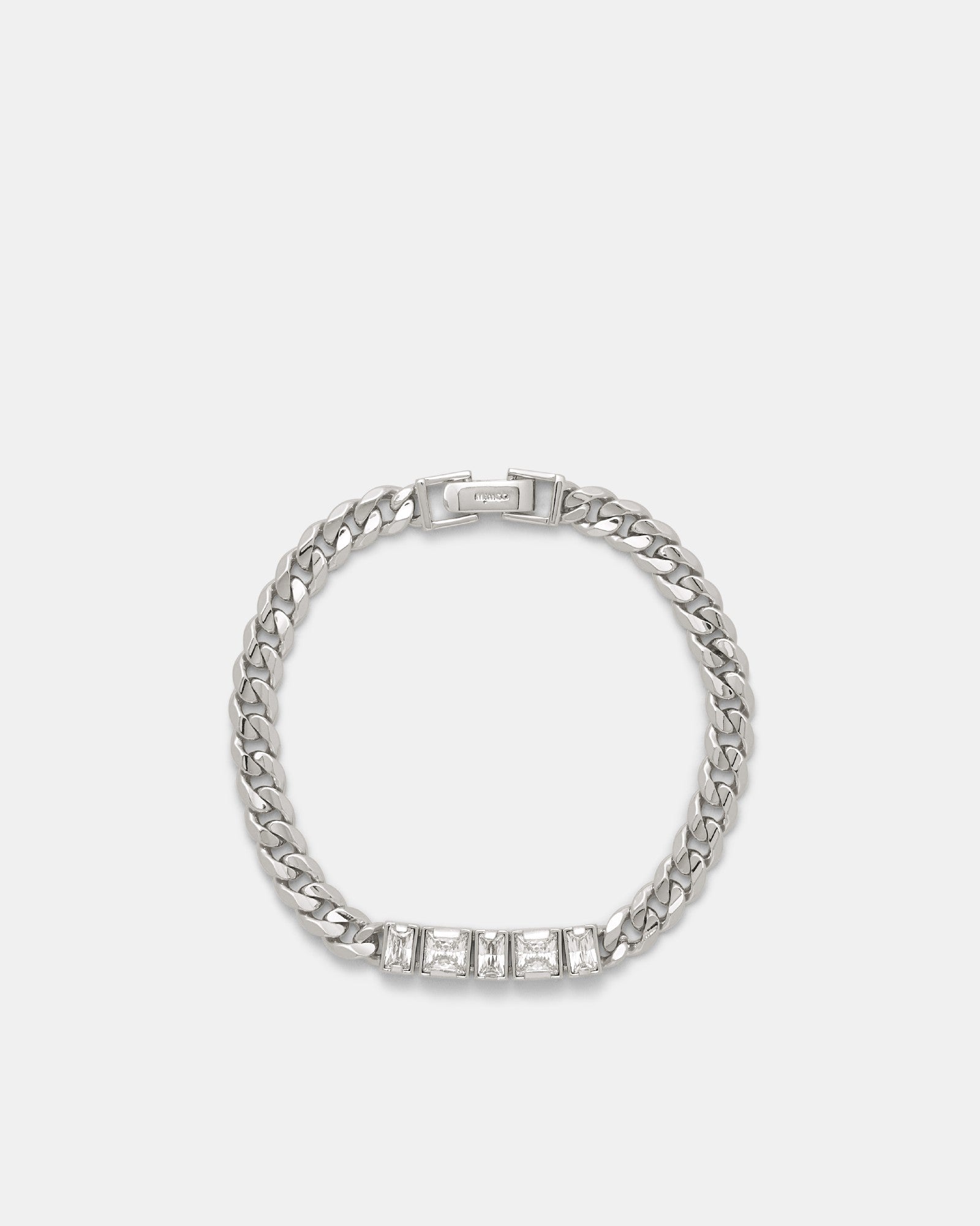 Verse Crystal Bracelet - Silver