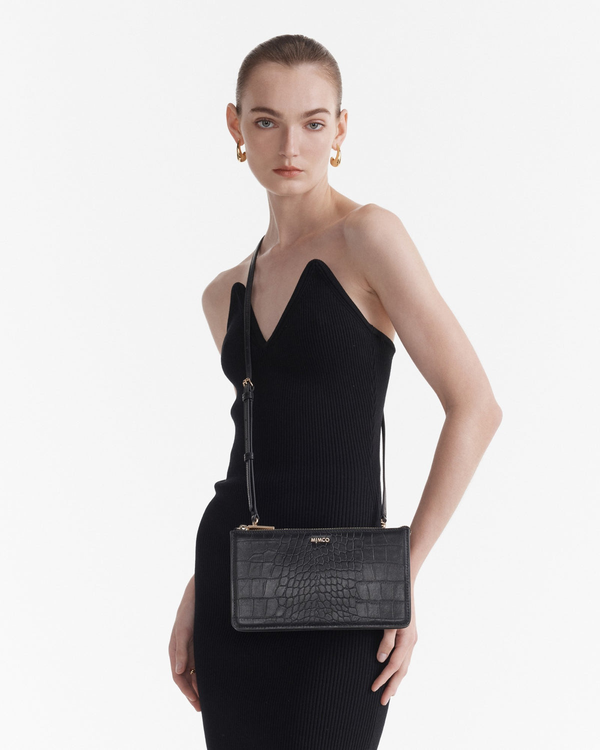 Allure Crossbody Bag - Black Light Gold