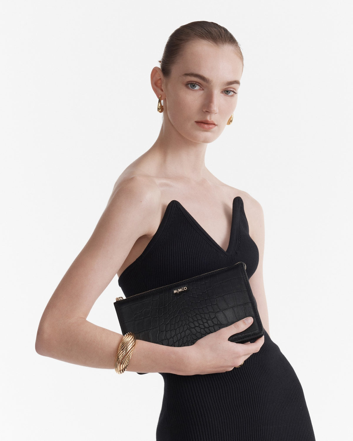Allure Crossbody Bag - Black Light Gold