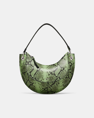 Dolly Shoulder Bag - Matcha Snake
