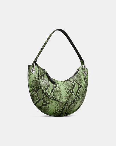 Dolly Shoulder Bag - Matcha Snake