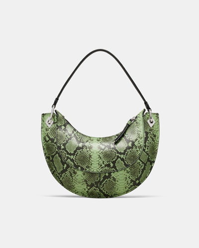 Dolly Shoulder Bag - Matcha Snake
